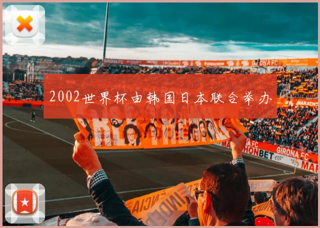 2002世界杯由韩国日本联合举办
