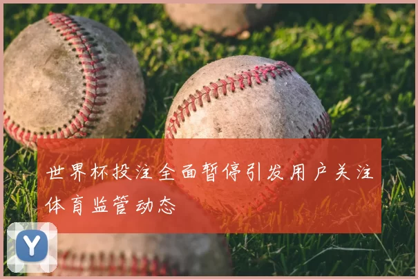 世界杯投注全面暂停引发用户关注体育监管动态